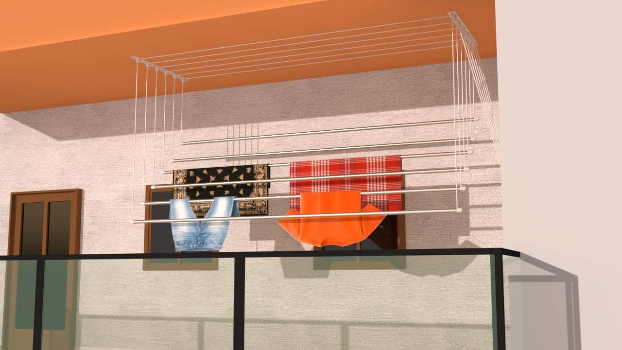 EverDry Premium Quality Ceiling Cloth Drying Hangers - Image 4